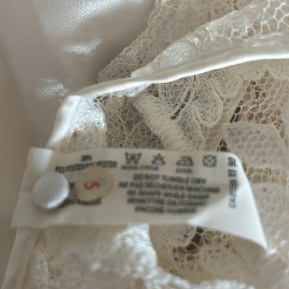 Beautiful Satin & Lace Vintage St Michael Bridal Slip NWT - Picture 7 of 9
